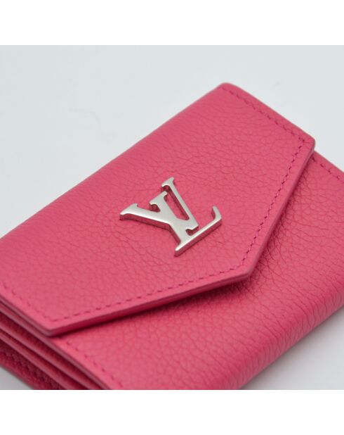 Portefeuille Lockmini Wallet rose fuchsia - 8 x 10 x 2 cm