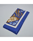 Foulard Cheval Turc bleu roi - 88 x 88 cm