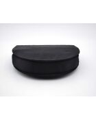 Sac vintage satin noir - 22,5 x 17,5 x 5,5 cm