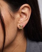 Boucles d'oreilles Puces d'oreilles Triomphe vintage dorée
