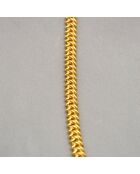 Collier chaîne vintage plaqué or doré