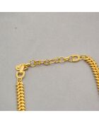 Collier chaîne vintage plaqué or doré