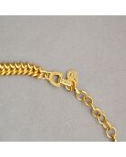 Collier chaîne vintage plaqué or doré