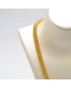 Collier chaîne vintage plaqué or doré