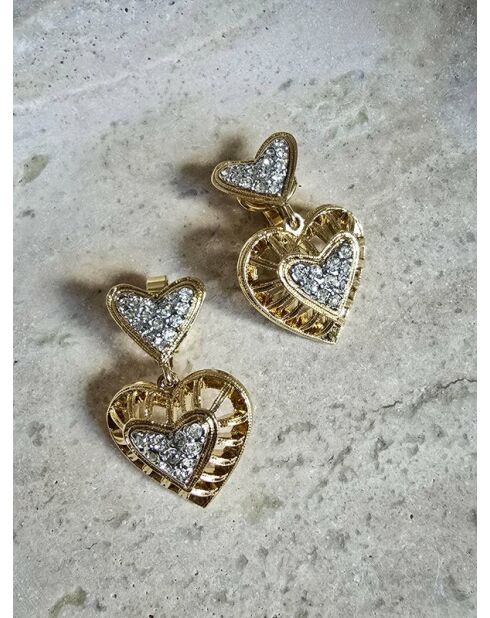 Boucles d'oreilles dorées