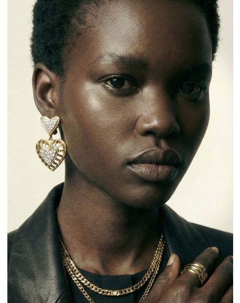 Boucles d'oreilles dorées