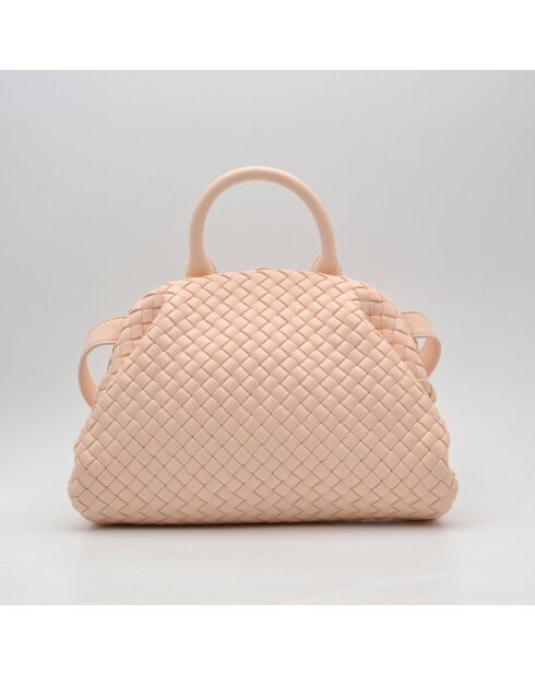 Sac Intrecciato rose poudré - 30 x 22,5 x 10 cm
