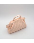 Sac Intrecciato rose poudré - 30 x 22,5 x 10 cm