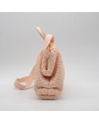 Sac Intrecciato rose poudré - 30 x 22,5 x 10 cm