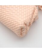 Sac Intrecciato rose poudré - 30 x 22,5 x 10 cm