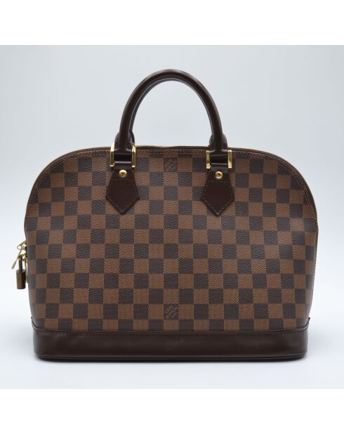 Sac à main Alma PM toile Damier Ébène - 32 x 24 x 16 cm