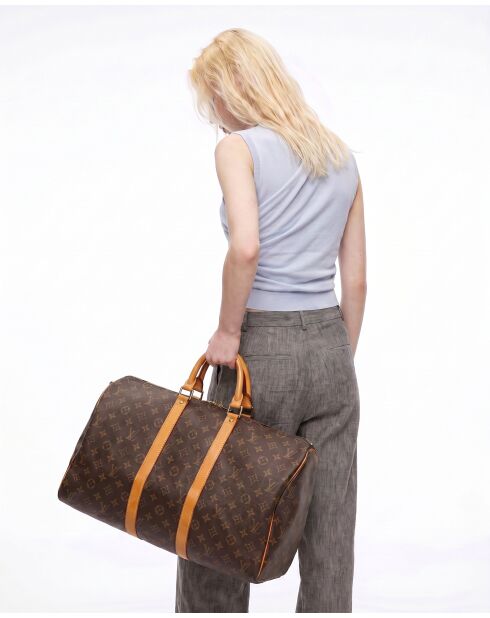 Sac de voyage Keepall 45 monogramme brun - 45 x 27 x 20 cm