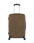 Set van 2 lichtbruine Nais ABS koffers - 65 x 41 x 26 cm
