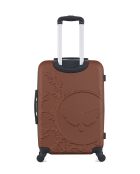 Lot de 2 valises en ABS Nais brique - 65 x 41 x 26 cm