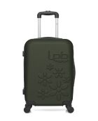 Lot de 2 valises en ABS Eleonor vert foncé - 55 x 35 x 21 cm