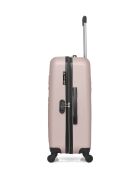 Lot de 2 valises en ABS Eleonor rose clair - 65 x 41 x 26 cm
