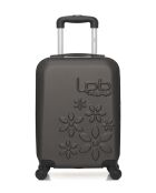 Valise cabine XXS en ABS Eleonor marron foncé - 46 x 32 x 20 cm