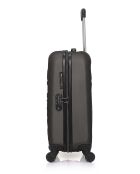 Valise cabine XXS en ABS Eleonor marron foncé - 46 x 32 x 20 cm