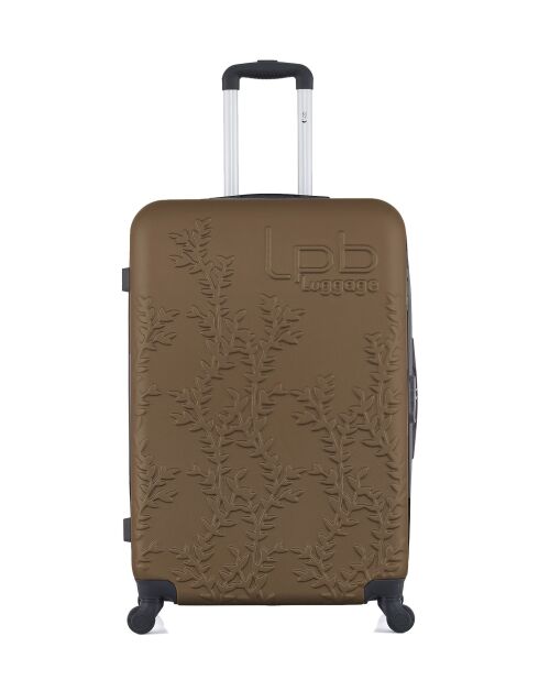 Valigia grande in ABS Nais marrone chiaro - 75 x 47 x 29 cm