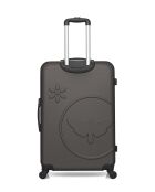 Valigia grande Eleonor in ABS marrone scuro - 75 x 47 x 29 cm
