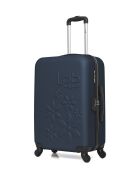 Lot de 3 valises en ABS Eleonor marine - 65 x 41 x 26 cm