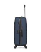 Lot de 3 valises en ABS Eleonor marine - 65 x 41 x 26 cm