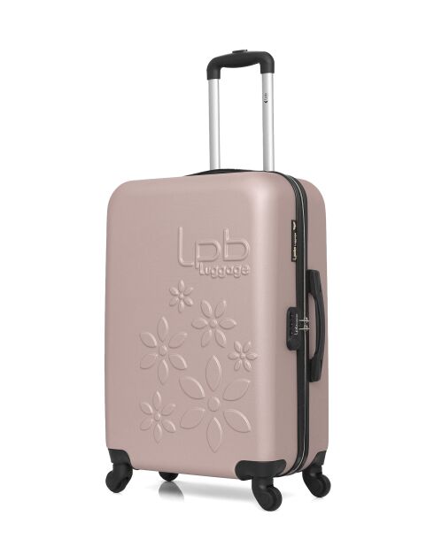 Valise weekend en ABS Eleonor rose clair - 65 x 41 x 26 cm