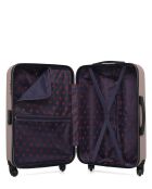 Valise weekend en ABS Eleonor rose clair - 65 x 41 x 26 cm