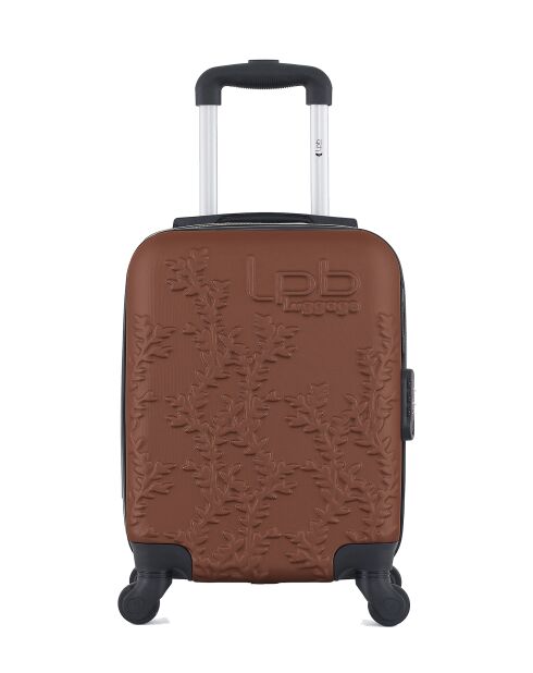 Valise cabine XXS en ABS Nais brique - 46 x 32 x 20 cm