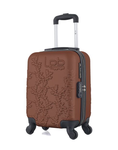 Valise cabine XXS en ABS Nais brique - 46 x 32 x 20 cm