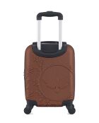 Valise cabine XXS en ABS Nais brique - 46 x 32 x 20 cm