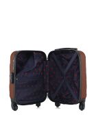 Valise cabine XXS en ABS Nais brique - 46 x 32 x 20 cm