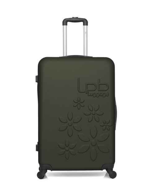 Lot de 4 valises en ABS Eleonor vert foncé - 75 x 47 x 29 cm