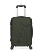 Valise cabine en ABS Eleonor vert foncé - 55 x 35 x 21 cm