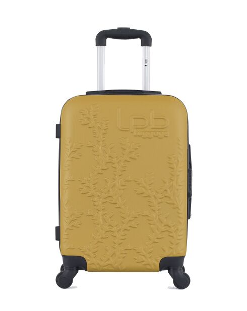 Valise cabine en ABS Nais jaune - 55 x 35 x 21 cm