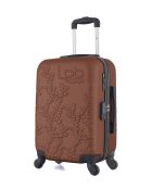 Valise cabine en ABS Nais brique - 55 x 35 x 21 cm