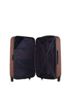 Lot de 4 valises en ABS Nais brique - 75 x 47 x 29 cm