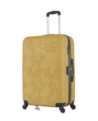 Lot de 2 valises en ABS Nais jaunes - 75 x 47 x 29 cm