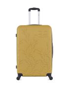 Valise grand format en ABS Nais jaune - 75 x 47 x 29 cm