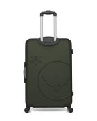Set von 2 Eleonor dunkelgrünen ABS-Koffern — 75 x 47 x 29 cm