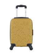 Valise cabine XXS en ABS Nais jaune - 46 x 32 x 20 cm