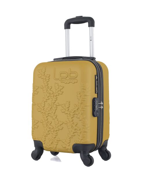 Valise cabine XXS en ABS Nais jaune - 46 x 32 x 20 cm