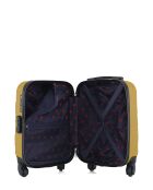 Valise cabine XXS en ABS Nais jaune - 46 x 32 x 20 cm