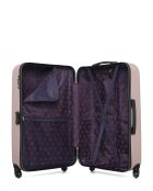 Set mit 2 hellrosa Eleonor ABS-Koffern — 75 x 47 x 29 cm