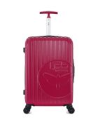 Valise weekend en ABS et polycarbonate Romane fuchsia - 65 x 41 x 26 cm