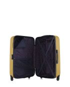 Set mit 3 gelben ABS-Koffern - 75 x 47 x 29 cm