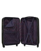 Lot de 2 valises en ABS Eleonor vert foncé - 65 x 41 x 26 cm