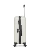 Set mit 2 ecrufarbenen Eleonor ABS-Koffern — 65 x 41 x 26 cm