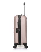 Valise cabine XXS en ABS Eleonor rose clair - 46 x 32 x 20 cm