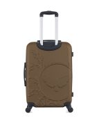 Set mit 2 hellbraunen Nais ABS-Koffern - 65 x 41 x 26 cm